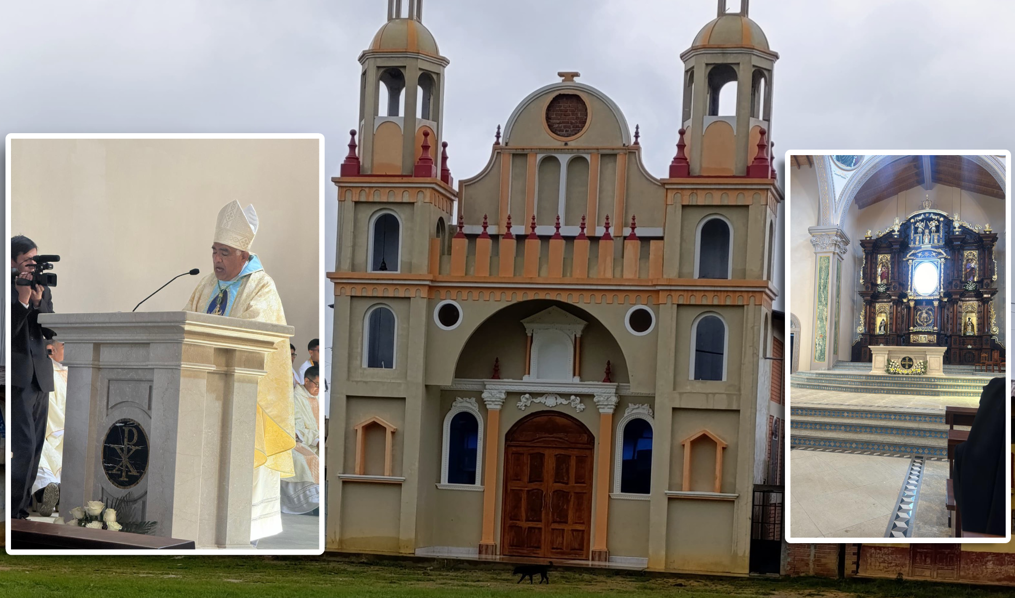 Construcción de iglesia por Ernesto Flores